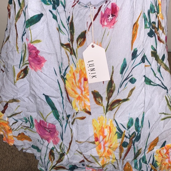Linux Floral NWT Mini Dress - Picture 5 of 7